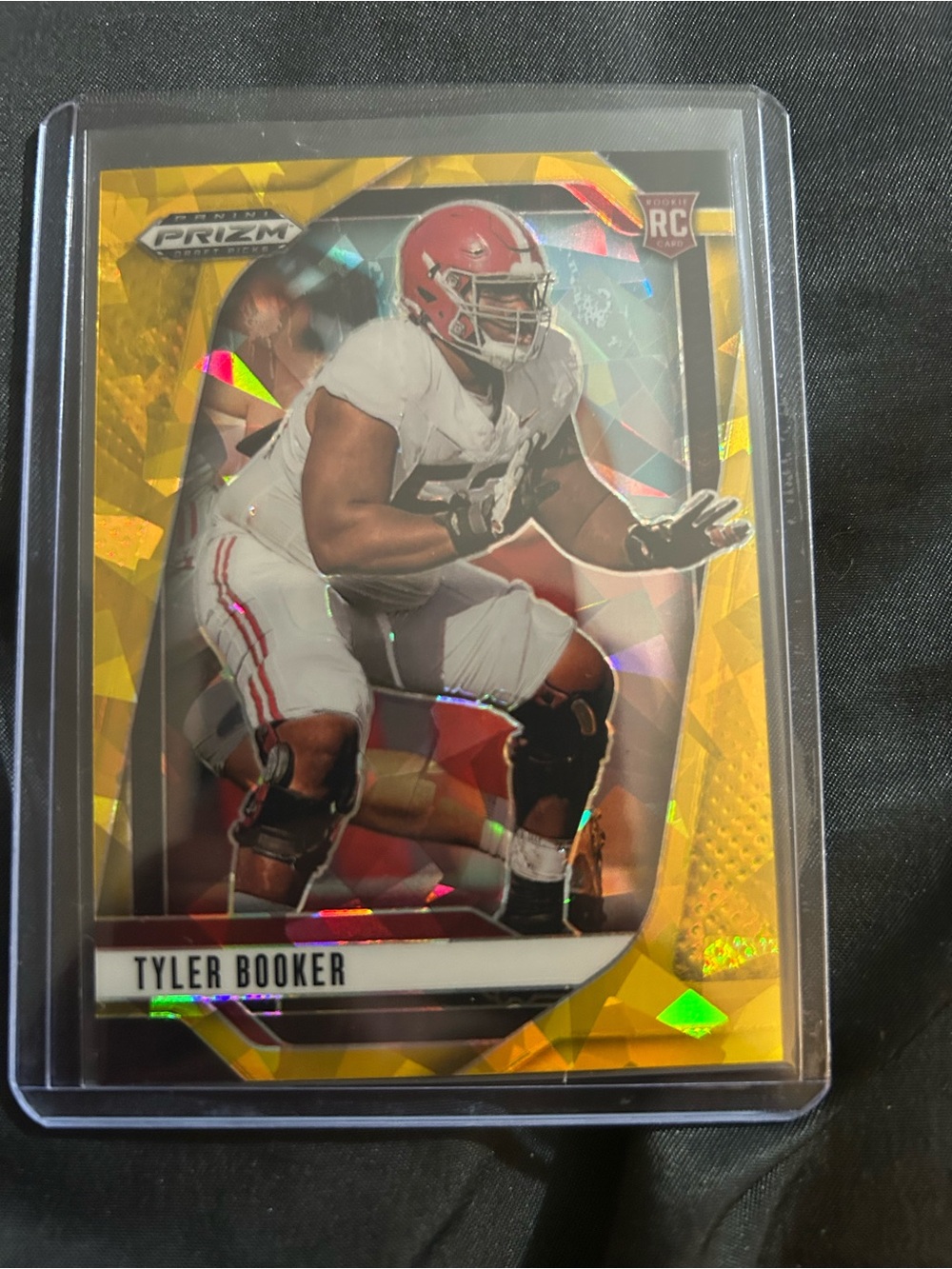 Panini Prizm Tyler Booker Gold Prism Football Card